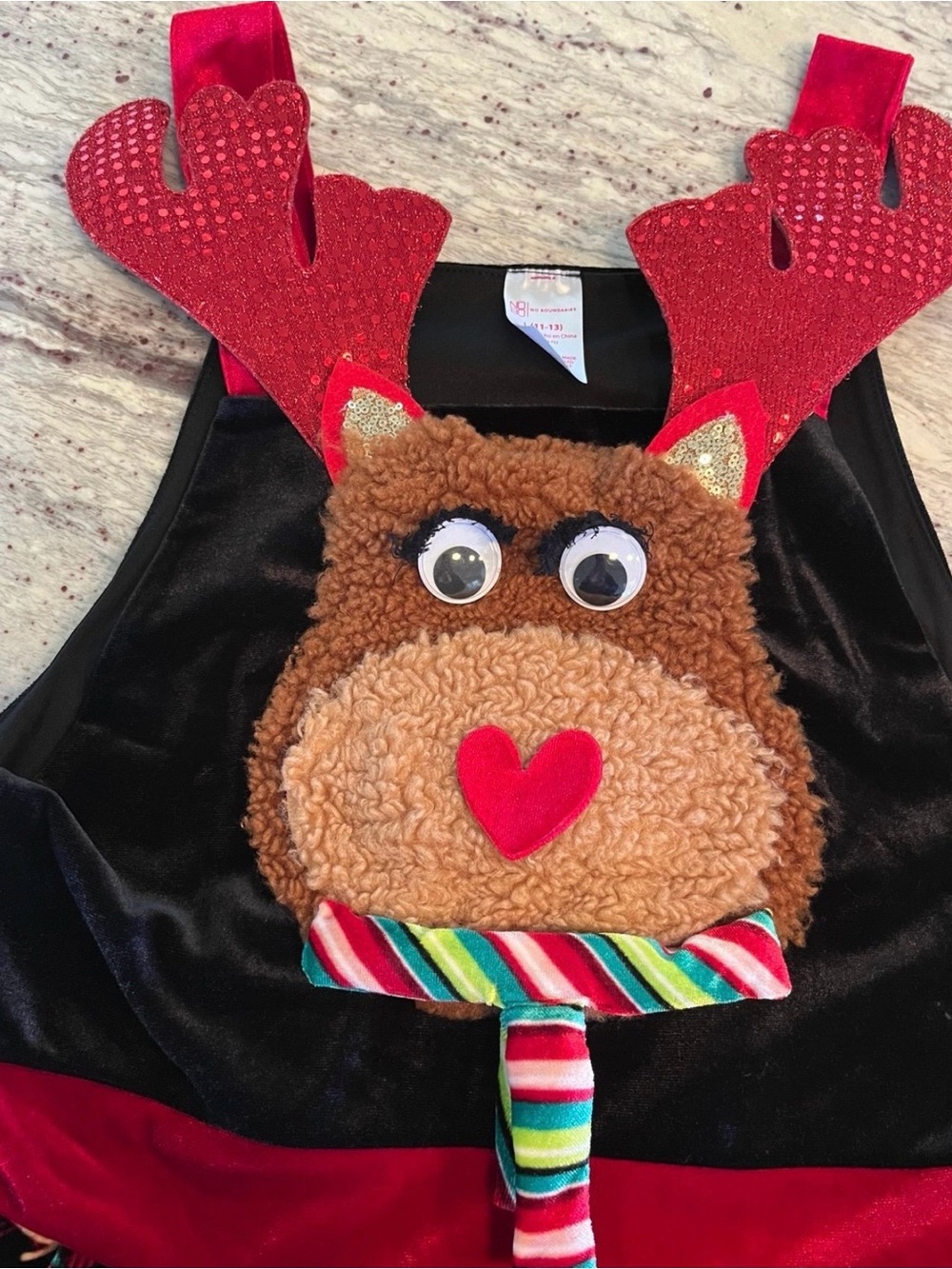 Christmas ugly jumpsuit Large